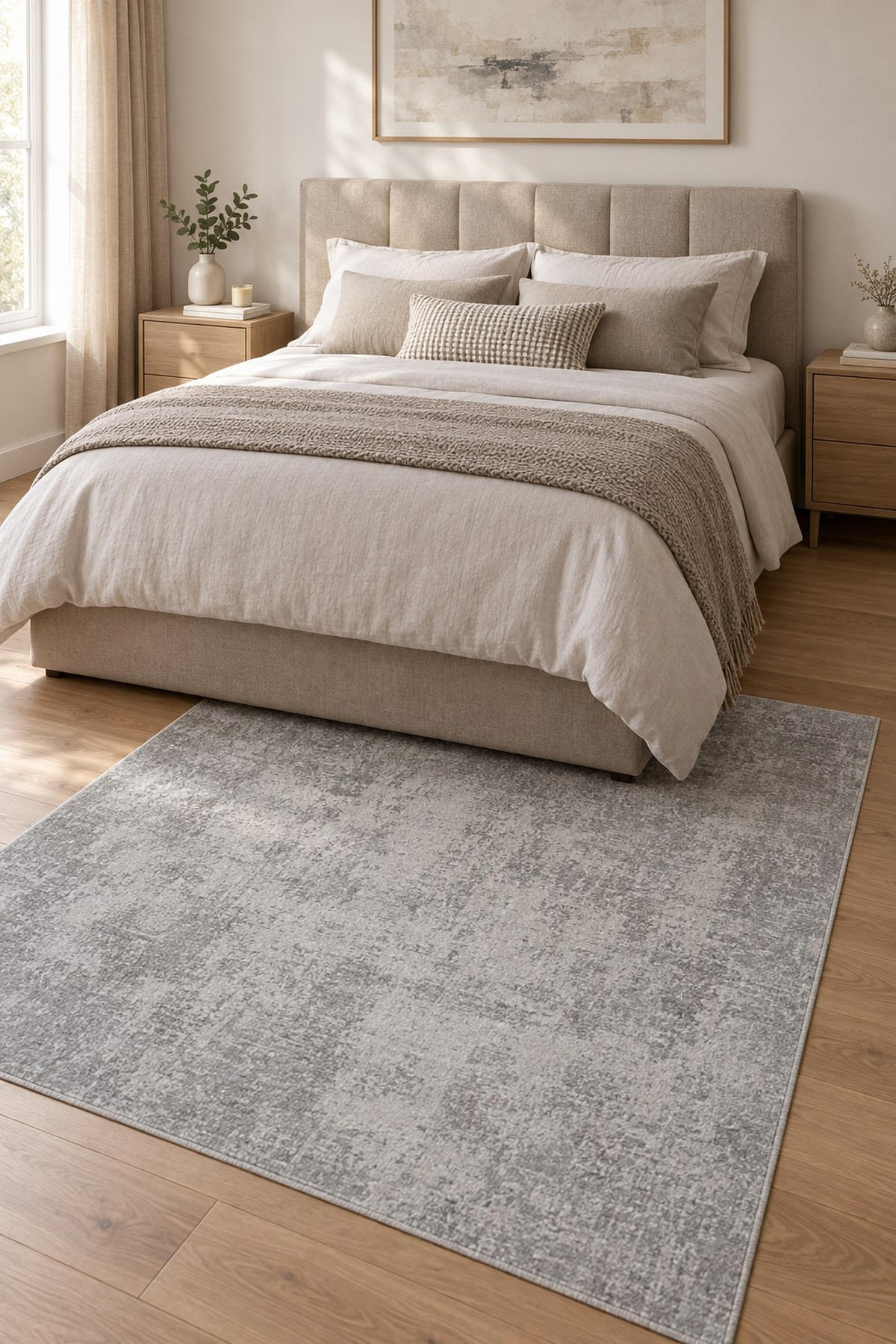TKANI TEPIH 133/190 cm   srebrne boje  ISABELLE FABIA  - srebrne boje, Design, tekstil (133/190cm) - Dieter Knoll