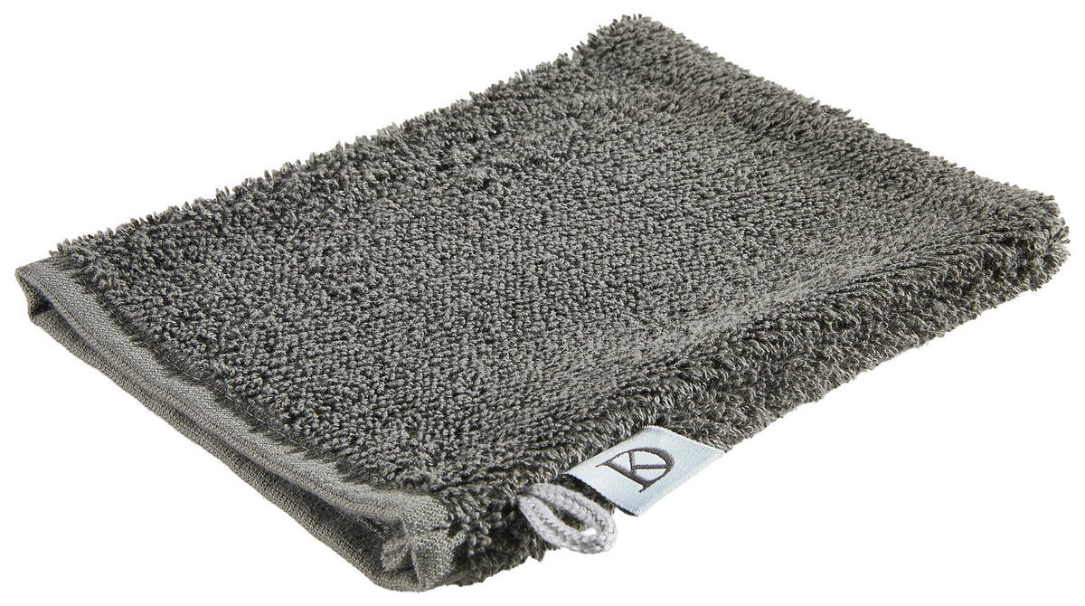 WASCHLAPPEN BOLANO Anthrazit 4-teilig  - Anthrazit, KONVENTIONELL, Textil (16/21cm) - Dieter Knoll