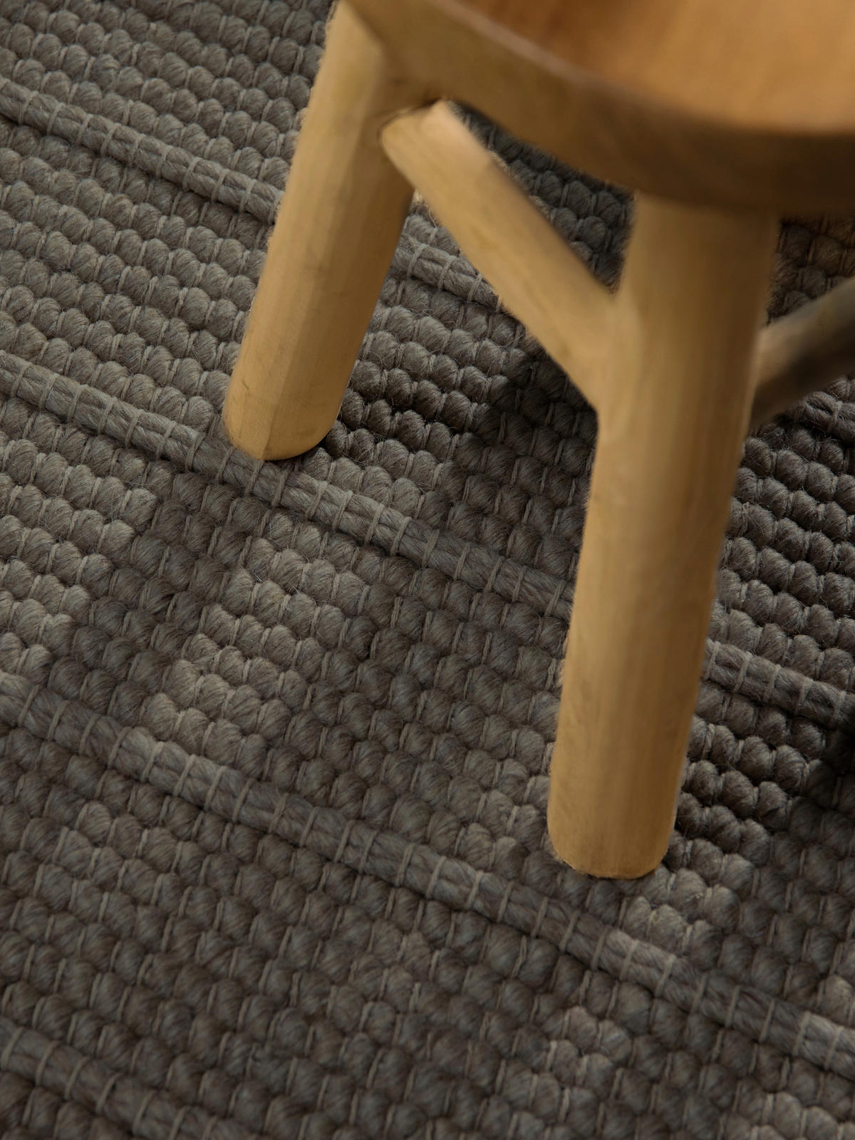 WOLLTEPPICH 80/250 cm Camden Grau, Dunkelbraun rechteckig  - Dunkelbraun/Grau, KONVENTIONELL, Textil (80/250cm) - Ted Baker