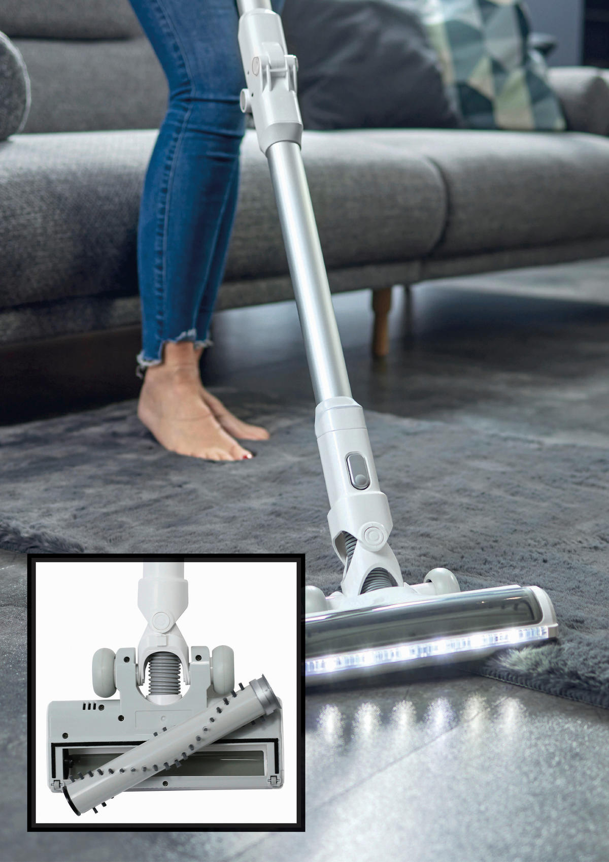 AKKU-HANDSTAUBSAUGER HVC6133WII  - Weiß, Basics, Kunststoff (25/111/22cm) - Hisense