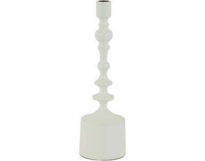 KERZENHALTER - Weiß, Basics, Metall (10/34cm) - Light & Living