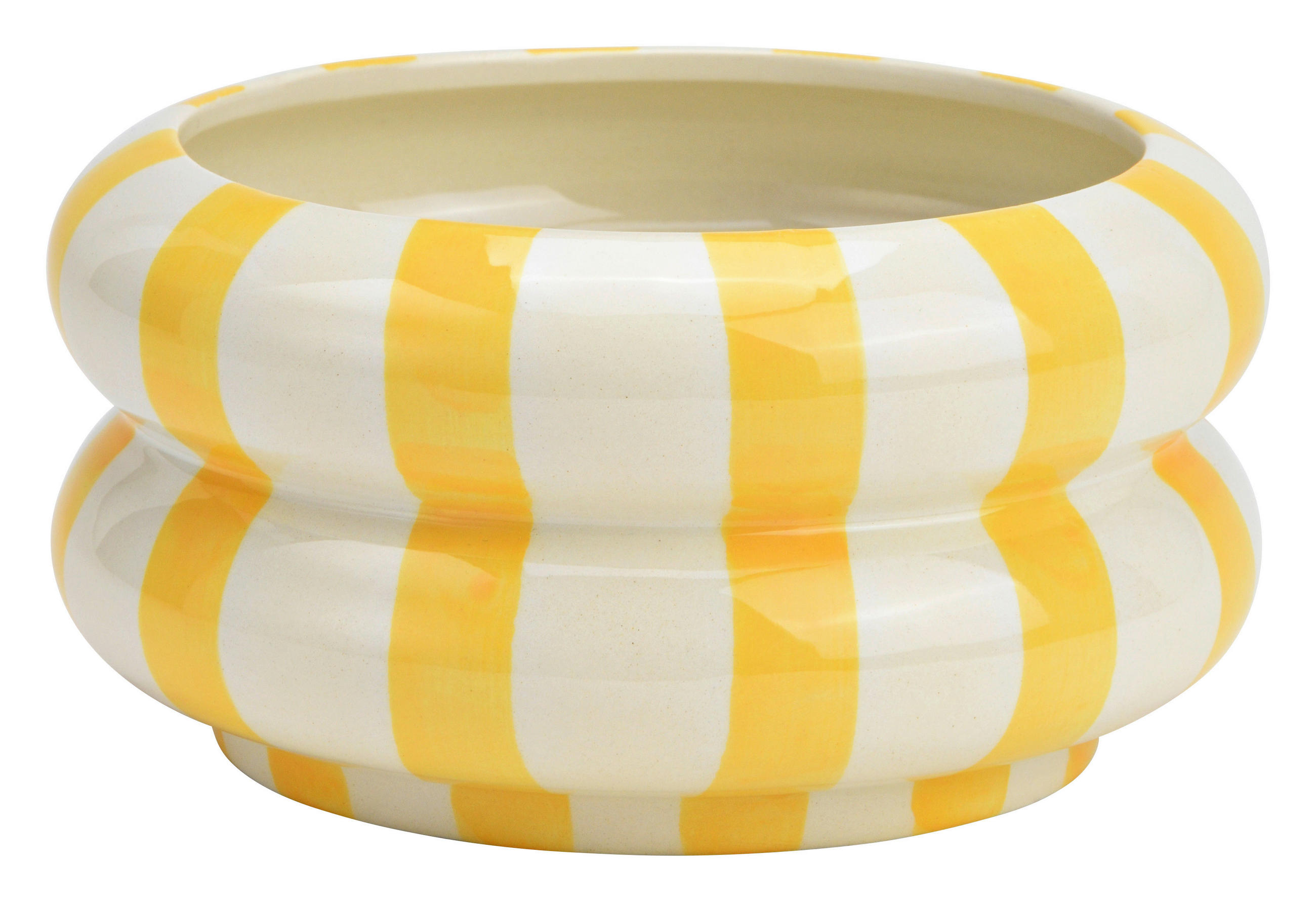 DEKOSCHALE - Gelb, Basics, Keramik (15.0/8.0/15.0cm)