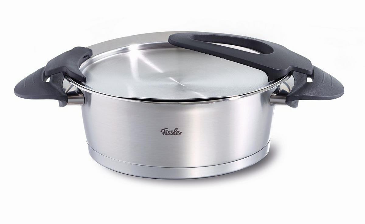 KOCHTOPFSET Intensa 5-teilig  - Silberfarben, Basics, Metall - Fissler