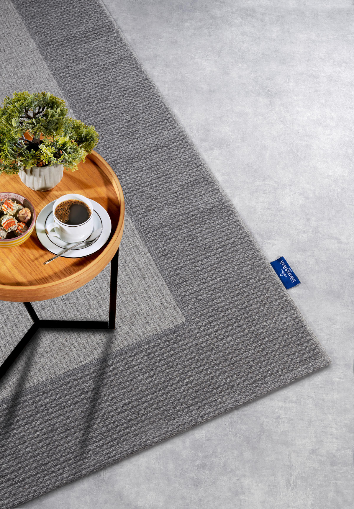 WEBTEPPICH 160/230 cm Kollektion 1843 Grau, Beige, Hellbraun  - Hellbraun/Beige, Basics, Kunststoff/Textil (160/230cm) - Villeroy & Boch