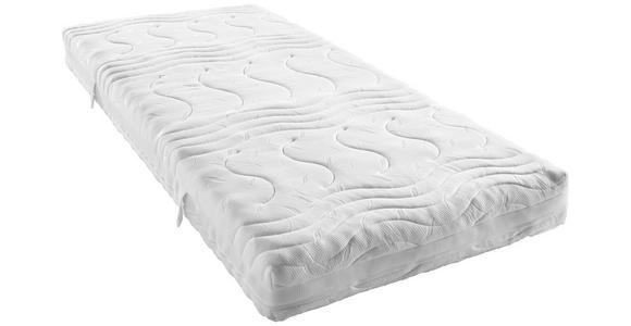 KOMFORTSCHAUMMATRATZE 90/200 cm - Weiß, Basics, Textil (90/200cm) - Sleeptex