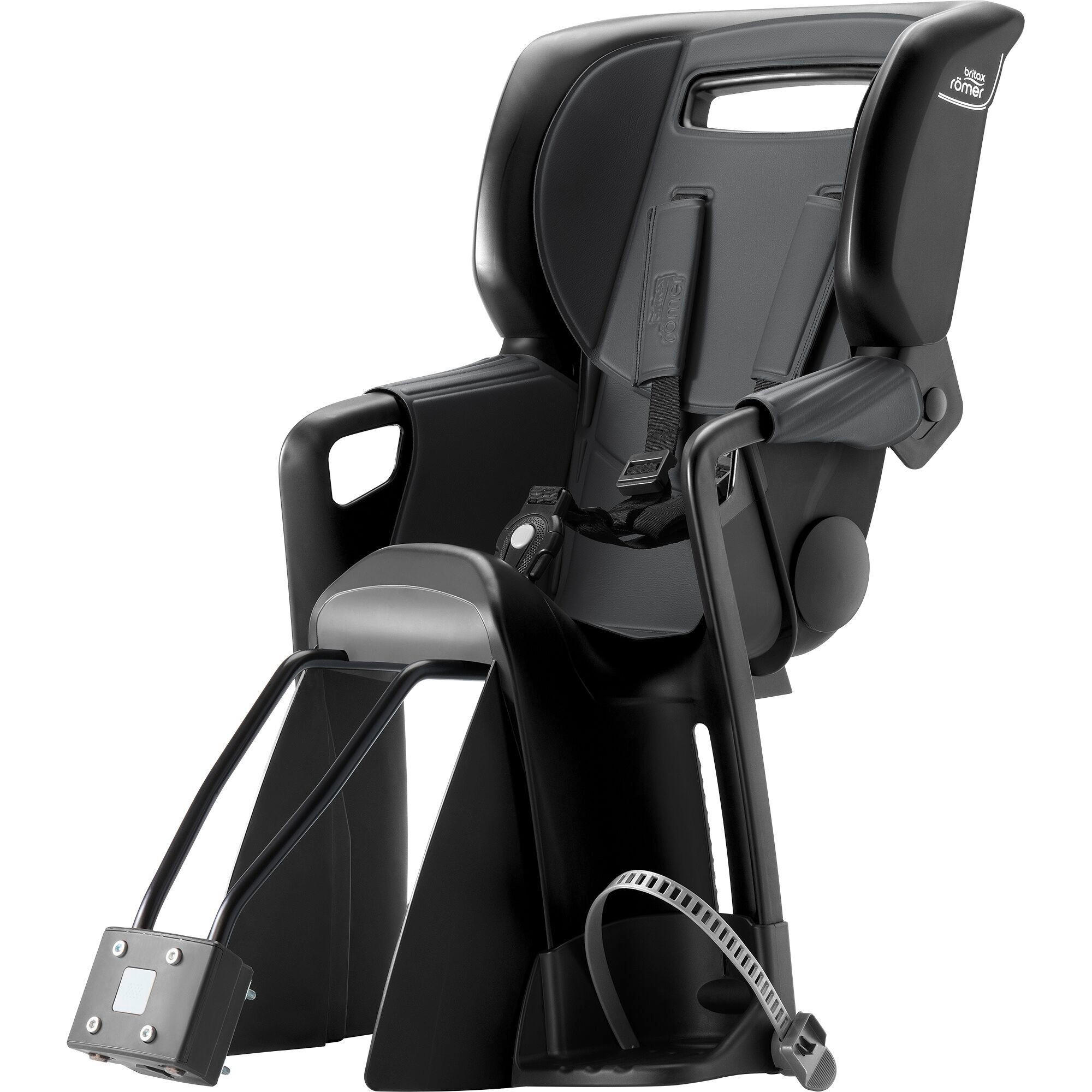 FAHRRADKINDERSITZ - Grau, Basics, Kunststoff/Textil (44/72/43cm) - Britax Römer