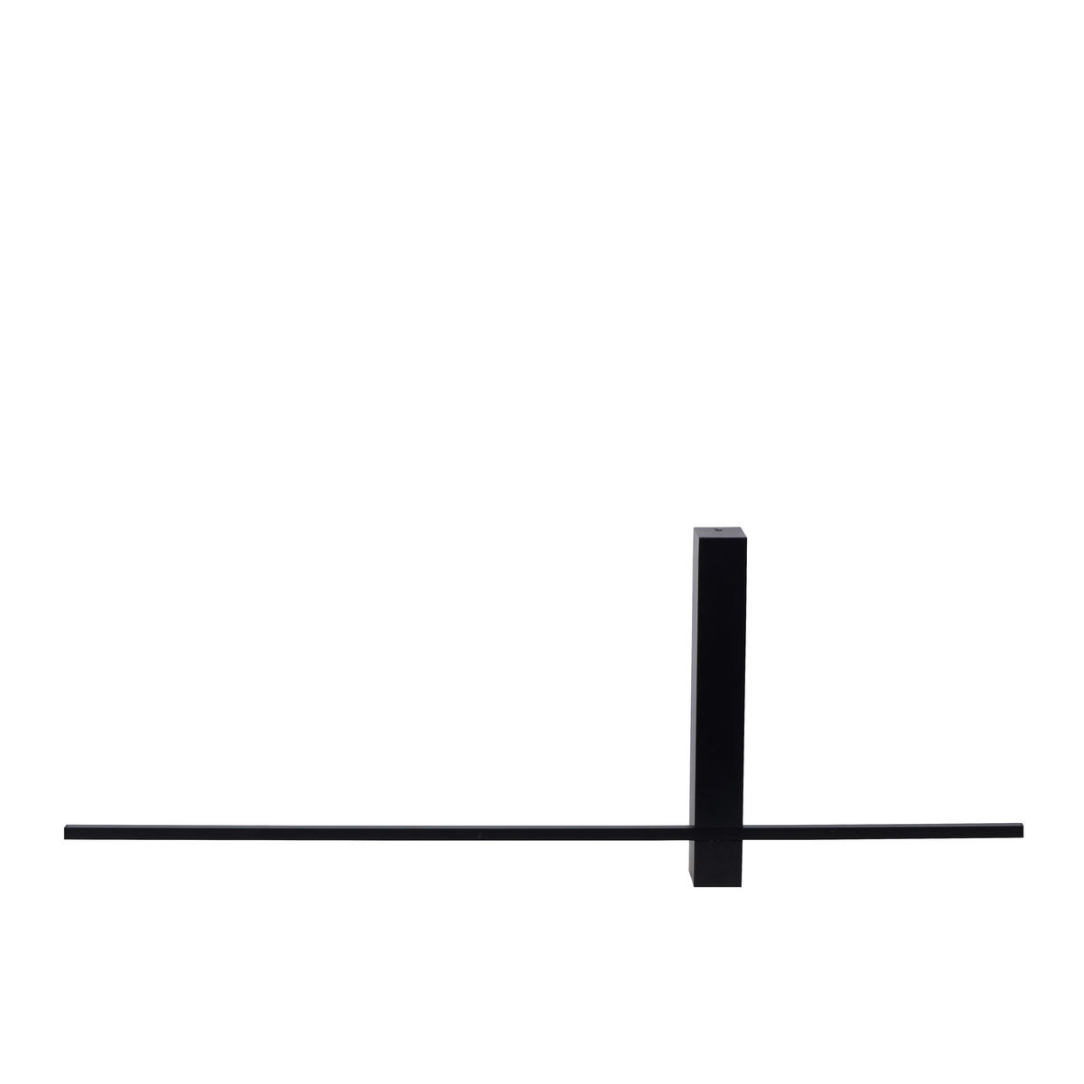 LED-WANDLEUCHTE Segin 60/4/22 cm   - Schwarz, Design, Metall (60/4/22cm) - Lucide
