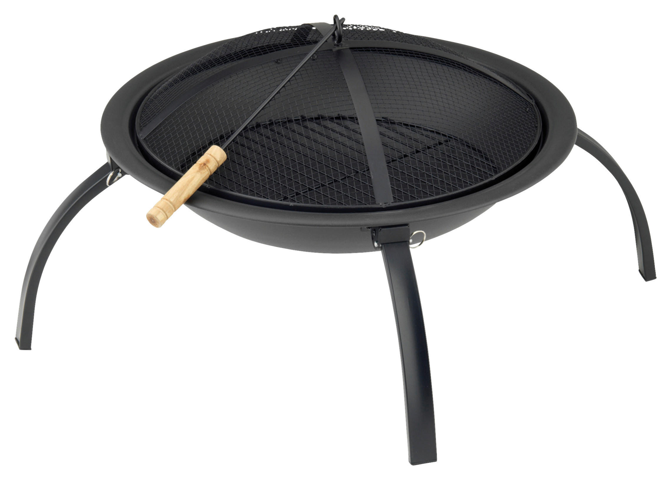 FEUERSCHALE  - Schwarz, KONVENTIONELL, Metall (58,5/40cm)