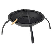 FEUERSCHALE  - Schwarz, KONVENTIONELL, Metall (58,5/40cm)