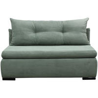SCHLAFSOFA in Cord Grün  - Schwarz/Grün, Design, Kunststoff/Textil (154/93/85cm) - MID.YOU