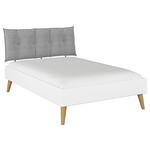 BETT 140/200 cm  in Weiß  - Wildeiche/Weiß, Design, Holz/Holzwerkstoff (140/200cm) - Carryhome