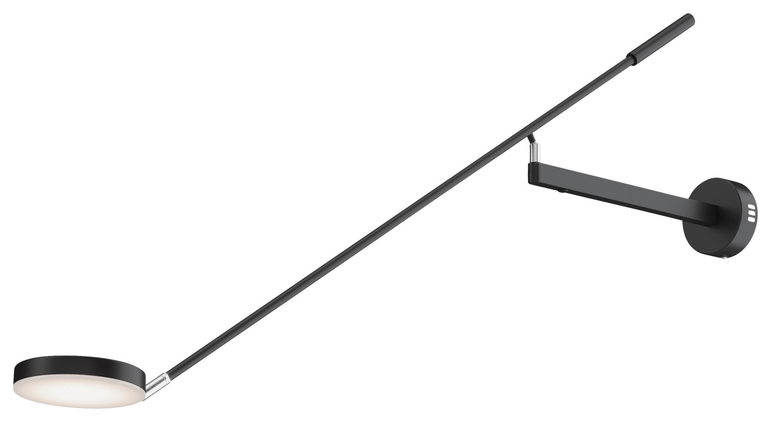 WANDLEUCHTE 12/11/100 cm   - Schwarz, Basics, Kunststoff/Metall (12/11/100cm) - MAYTONI