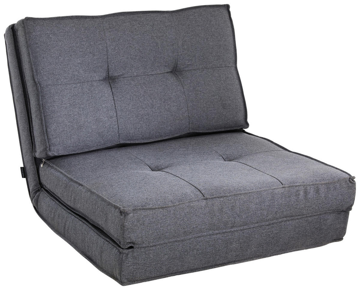 SCHLAFSESSEL Webstoff Grau    - Grau, KONVENTIONELL, Textil (70/57/76cm) - MID.YOU