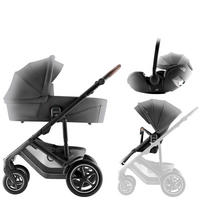 KINDERWAGENSET Smile 5Z Set  - Grau, Basics, Textil/Metall (57/112/97,7cm) - Britax Römer