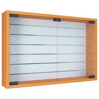 HÄNGEVITRINE in Buchefarben  - Buchefarben, Modern, Glas/Holzwerkstoff (60/40/10cm) - MID.YOU