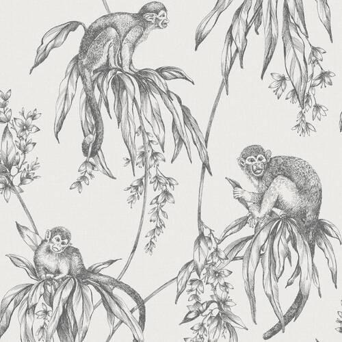 NON WOVEN-TAPET 52/1000 cm  - grå, Basics, papper/plast (52/1000cm)
