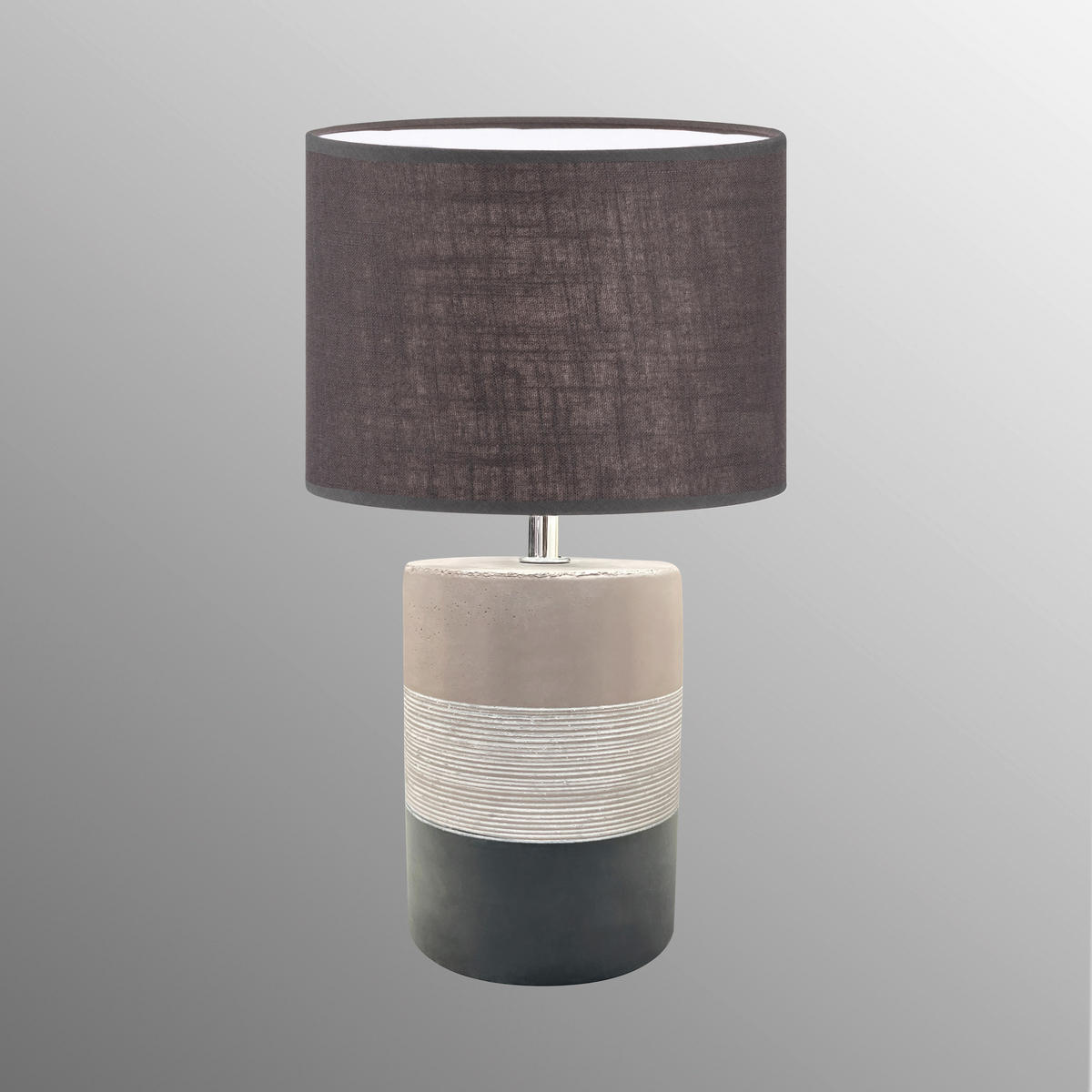 SVJETILJKA STOLNA Ella  - bijela/siva, Basics, keramika (20/33,50cm)