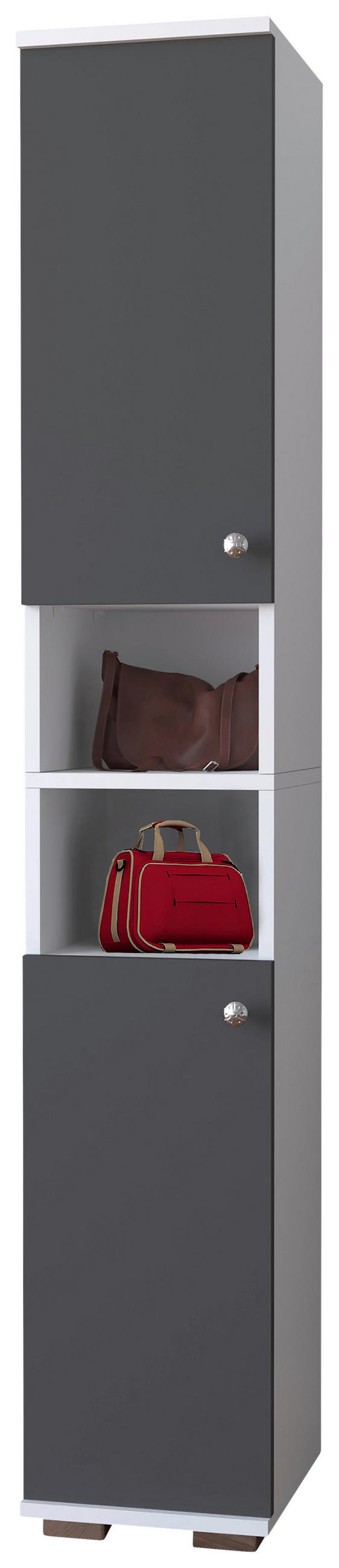 Schuhschrank Gados Anthrazit B: 30 Cm