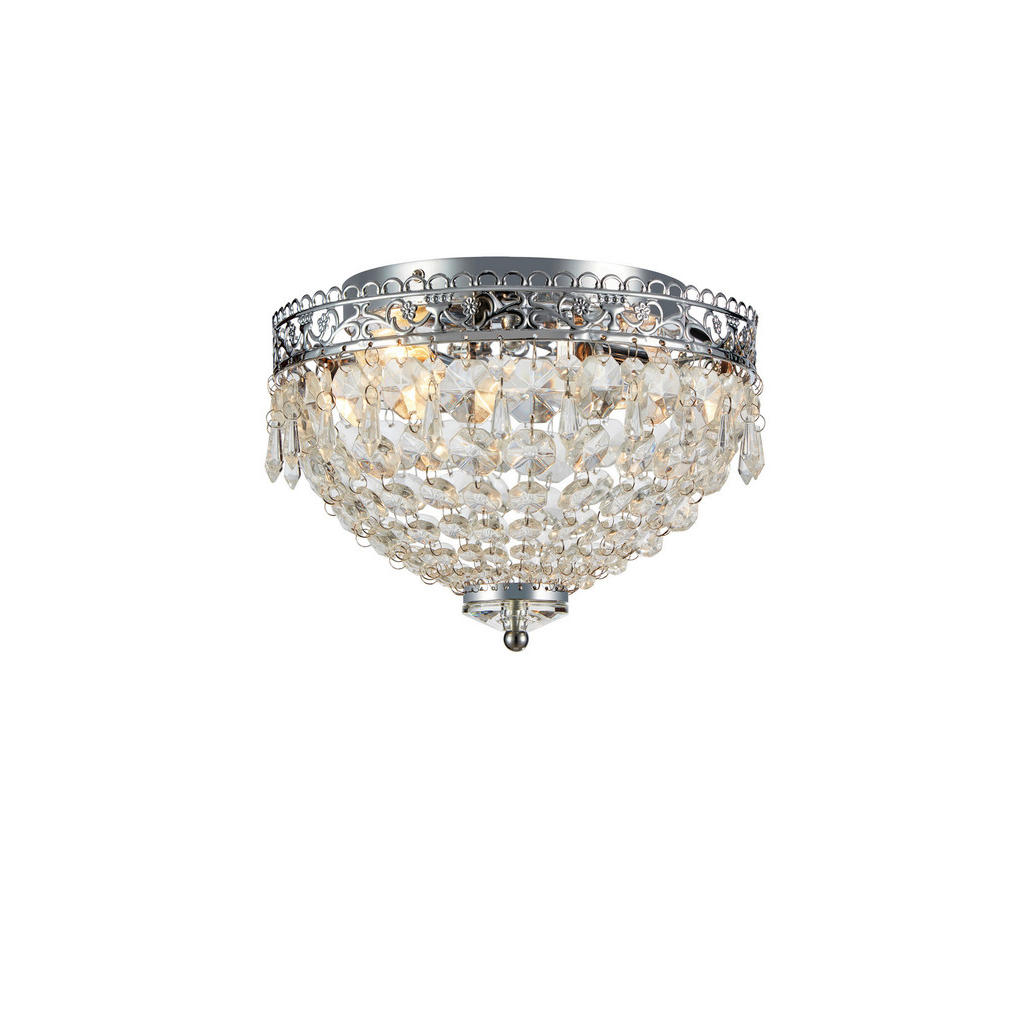 Kronleuchter Klar, Silber, 40w