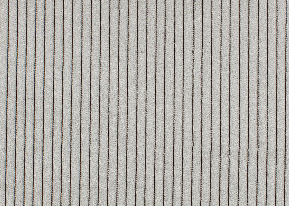 SCHLAFSOFA Feincord Grau  - Chromfarben/Grau, Design, Textil/Metall (140/90/95cm) - Bali