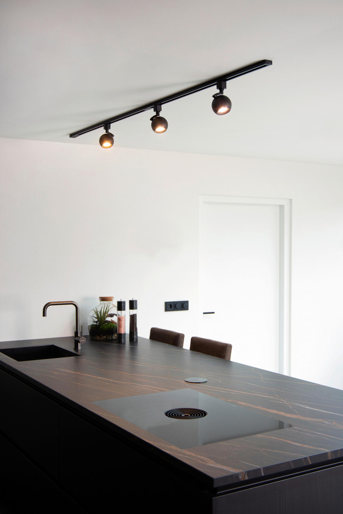 SCHIENENSYSTEM Track 9/9/12.8 cm   - Schwarz, Basics, Metall (9/9/12.8cm) - Lucide