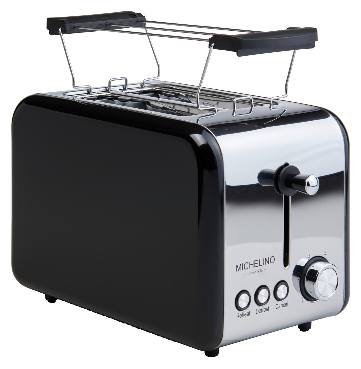 TOASTER  - Schwarz, Trend, Kunststoff/Metall (32/23/19cm)