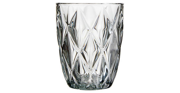 TRINKGLAS 260 ml  - Grau, Basics, Glas (8/10cm) - Novel