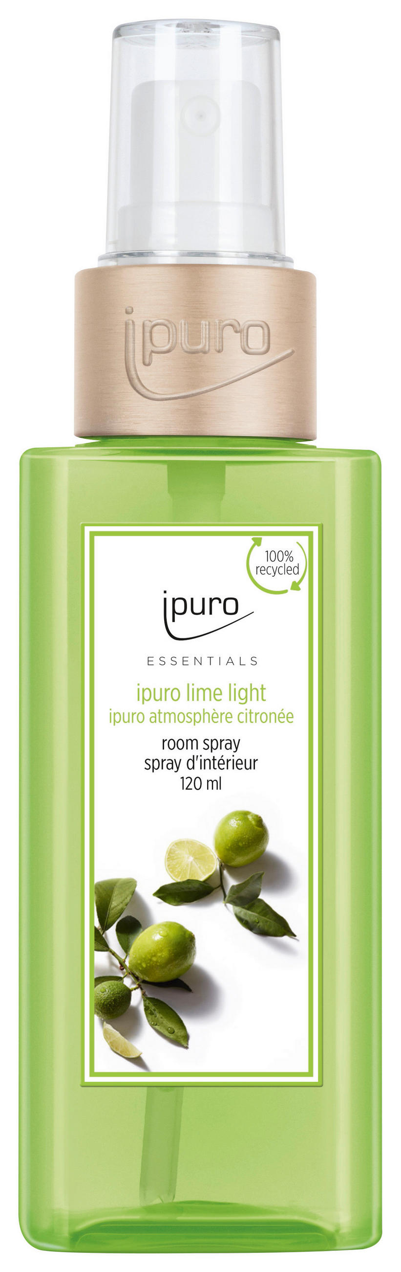 SPREJ ZA PROSTOR Essentials  - zelena, Basics, umetna masa (120ml) - Ipuro