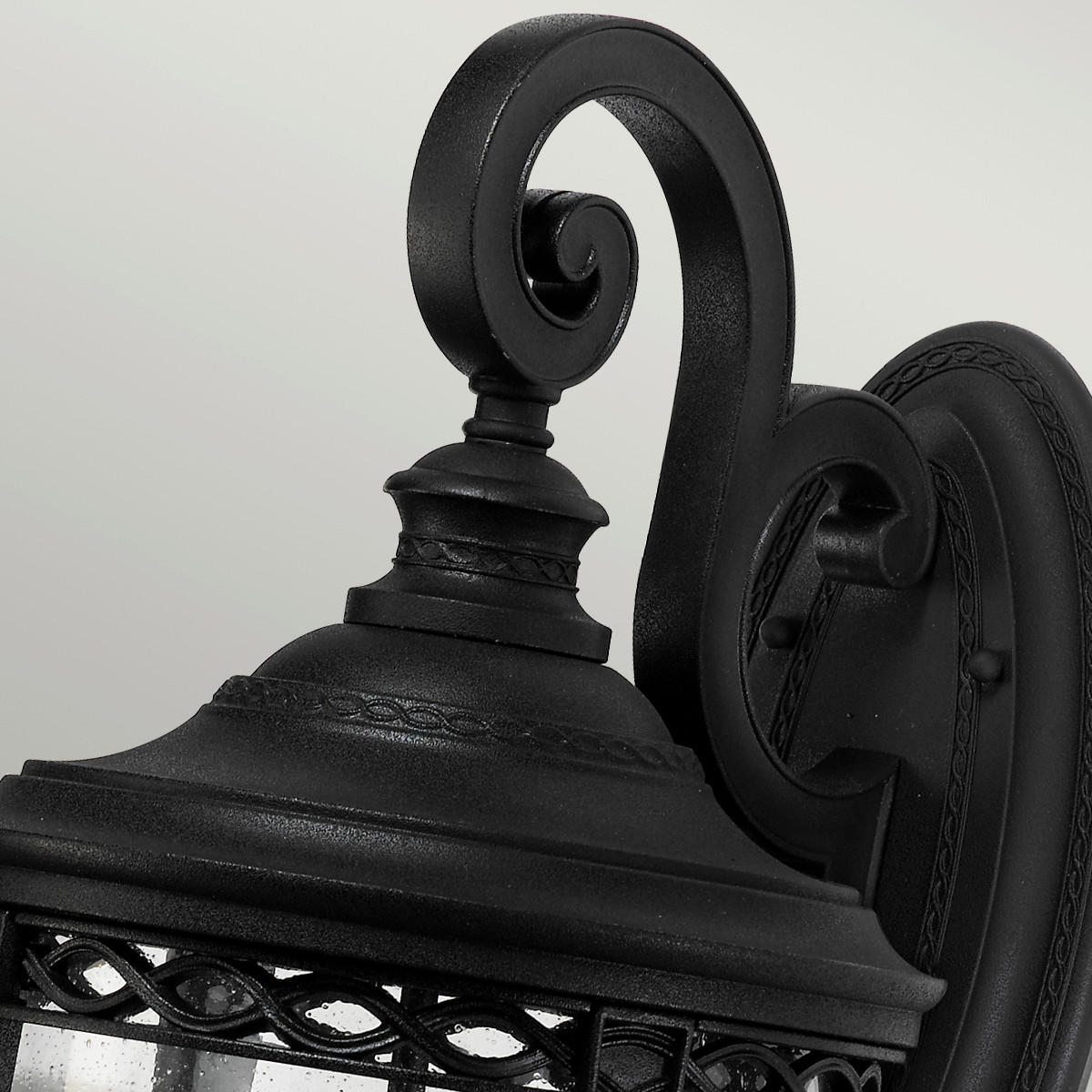 AUSSENWANDLEUCHTE - Schwarz, Basics, Glas/Metall (26.7/62.2/32.5cm) - Elstead Lighting