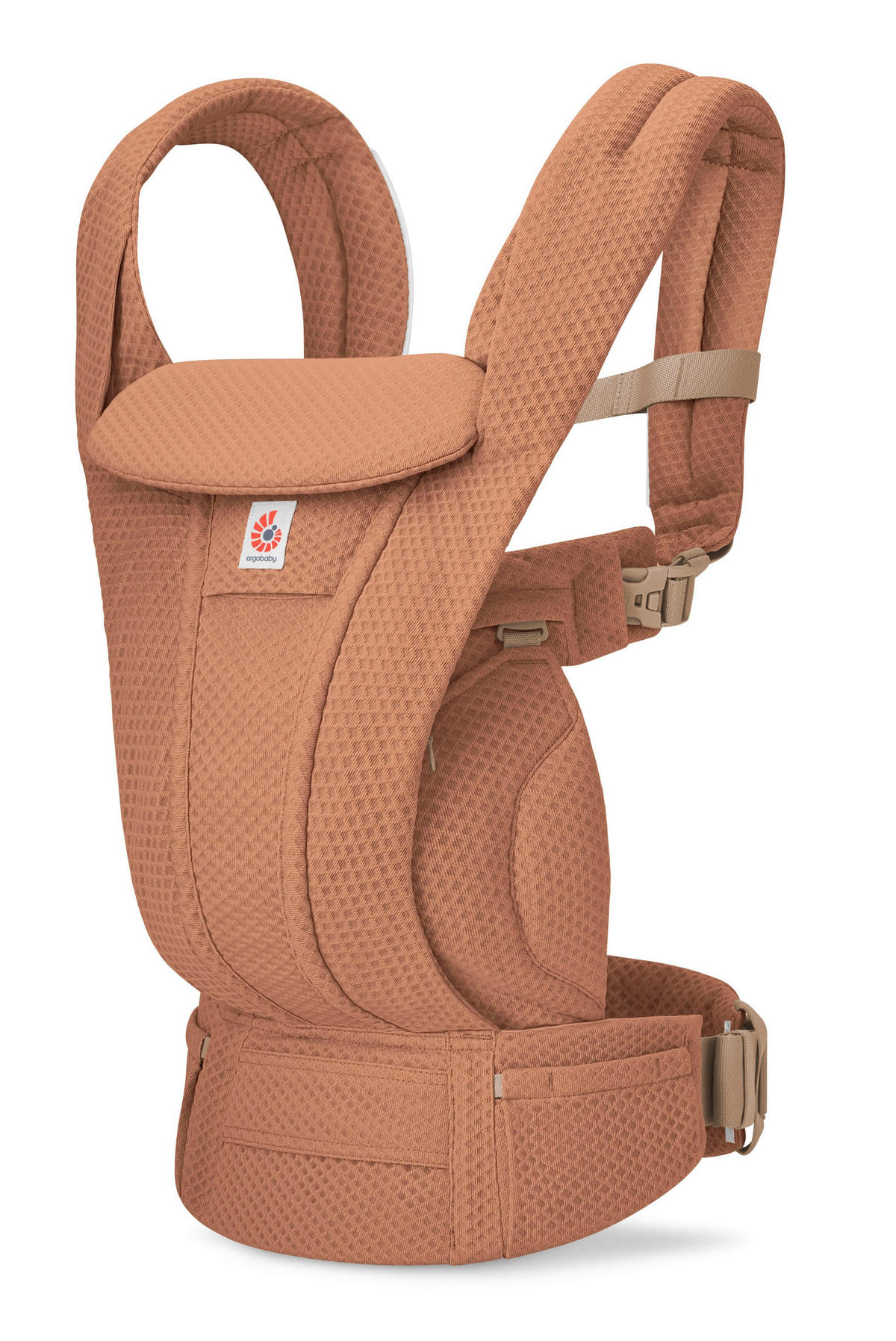 KENGUR NOSILJKA  Omni Deluxe Mesh  - braon-crvena, Osnovno, tekstil (26.5/27.5/14.8cm) - Ergo Baby