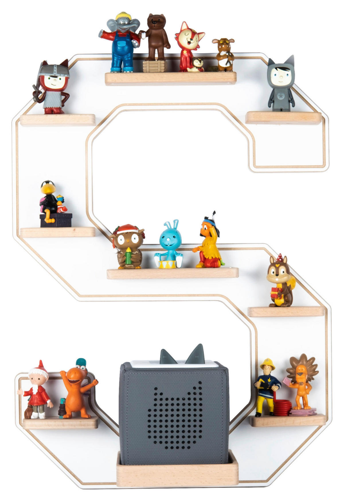 KINDERREGAL  - Weiss, Modern, Holzwerkstoff (40/54/19cm) - MID.YOU