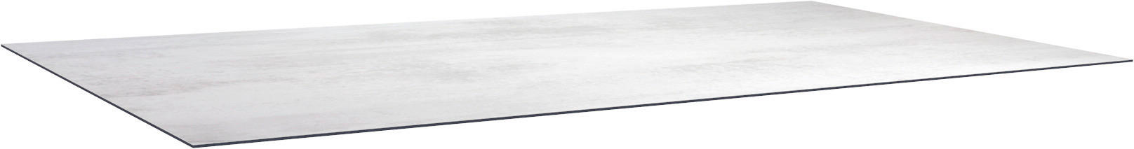 GARTENTISCHPLATTE Kunststoff Silberfarben  - Silberfarben, Basics, Kunststoff (200/100/1,3cm) - Stern
