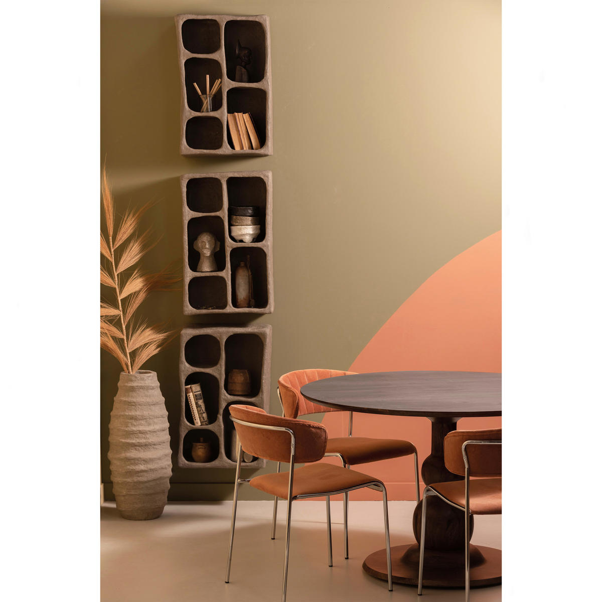 ESSTISCH in Holz 120/120/75 cm  - Walnussfarben, Design, Holz (120/120/75cm) - Livetastic