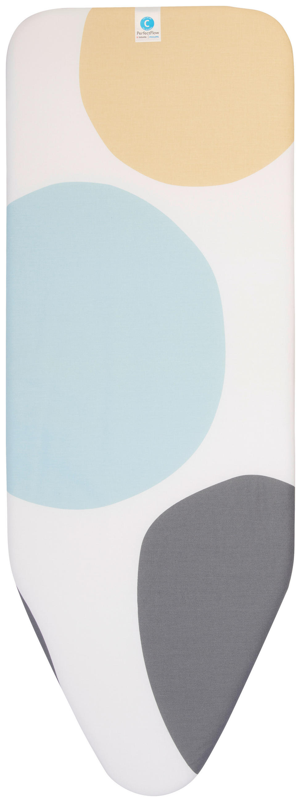 BÜGELBRETTBEZUG - Blau/Beige, Design, Textil (45/124/0,9cm) - Brabantia