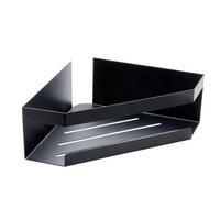 DUSCHABLAGE - Schwarz, KONVENTIONELL, Metall (28,5/8/18cm) - Schöner Wohnen