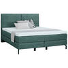 BOXSPRINGBETT 160/200 cm  in Grün  - Schwarz/Grün, Konventionell, Textil/Metall (160/200cm) - Dieter Knoll