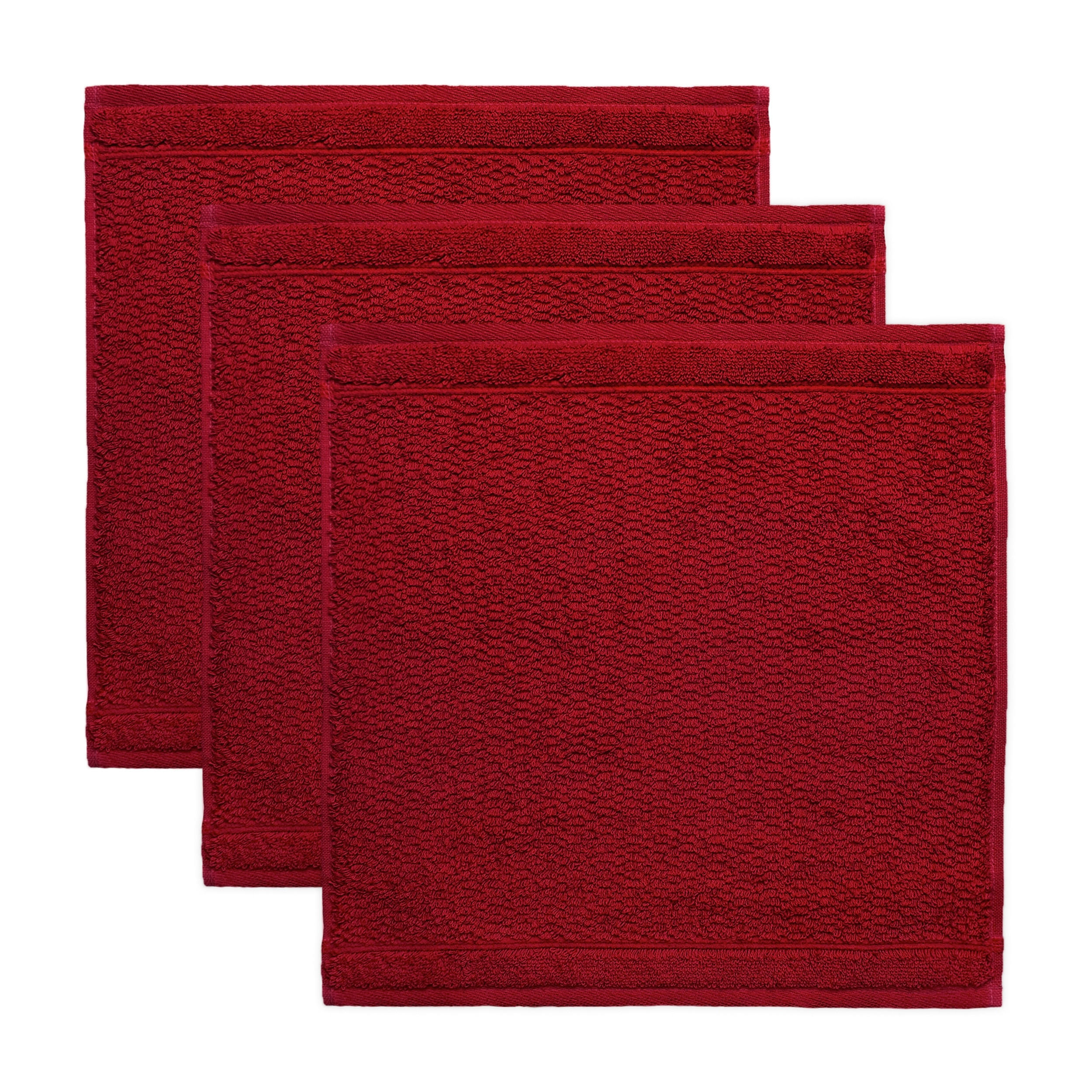 FROTTIERSET FROTTANA PEARL Rot 3-teilig  - Rot, Basics, Textil (30/30cm) - Moeve