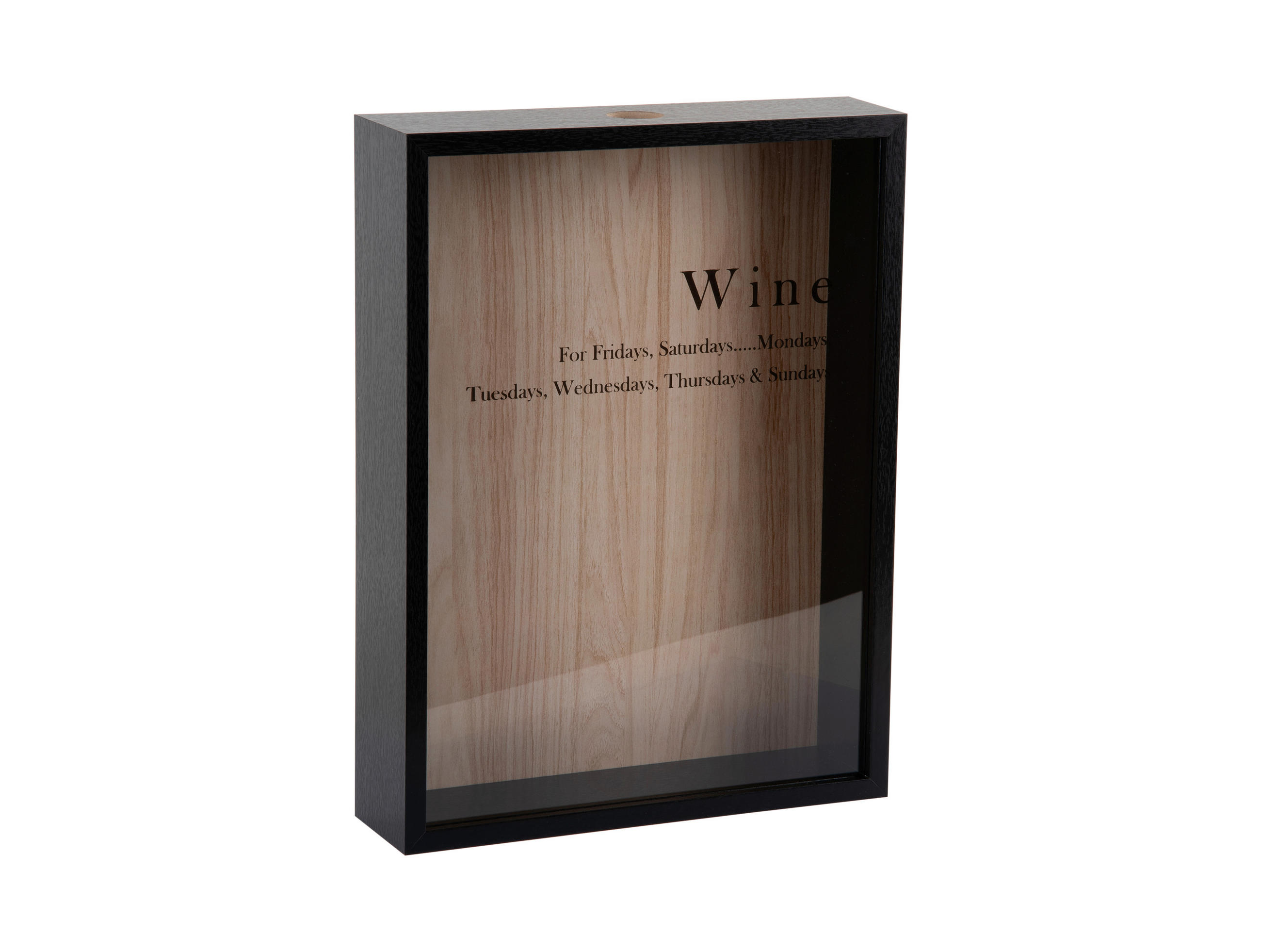 DEKODOSE - Schwarz, Basics, Holzwerkstoff (30/40/8cm) - Present Time