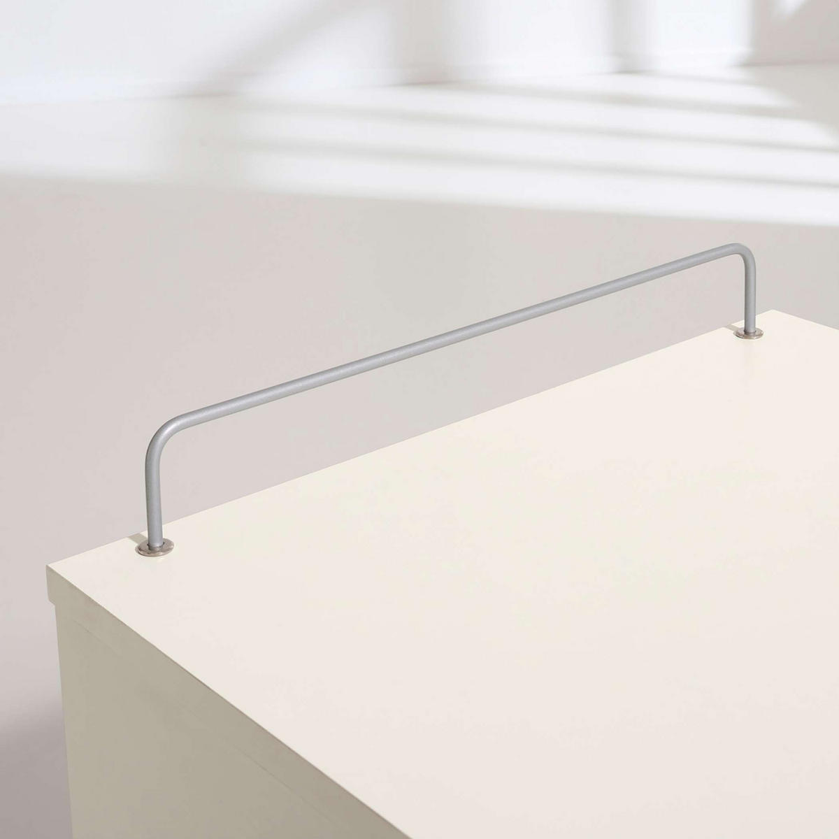 ROLLCONTAINER 44,4/49/54,2/54,7 cm  - Weiss/Silberfarben, Design, Holzwerkstoff/Kunststoff (44,4/49/54,2/54,7cm) - Paidi