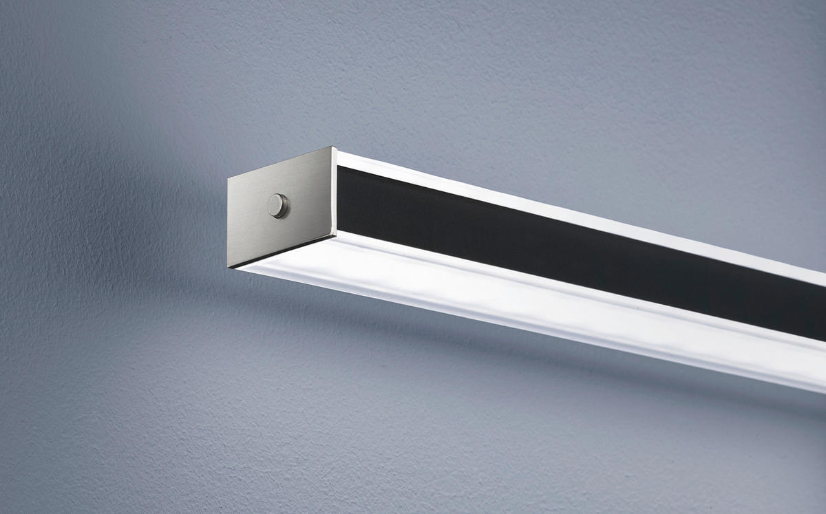 LED-HÄNGELEUCHTE Vitan TW 115/7/90 cm   - Schwarz/Nickelfarben, Design, Metall (115/7/90cm) - Fischer & Honsel