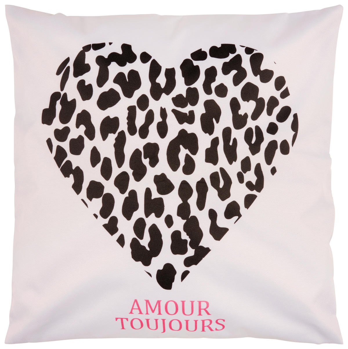 DEKORAČNÍ POLŠTÁŘ 45/45 cm - bílá/černá, Trend, textil (45/45cm) - Esposa