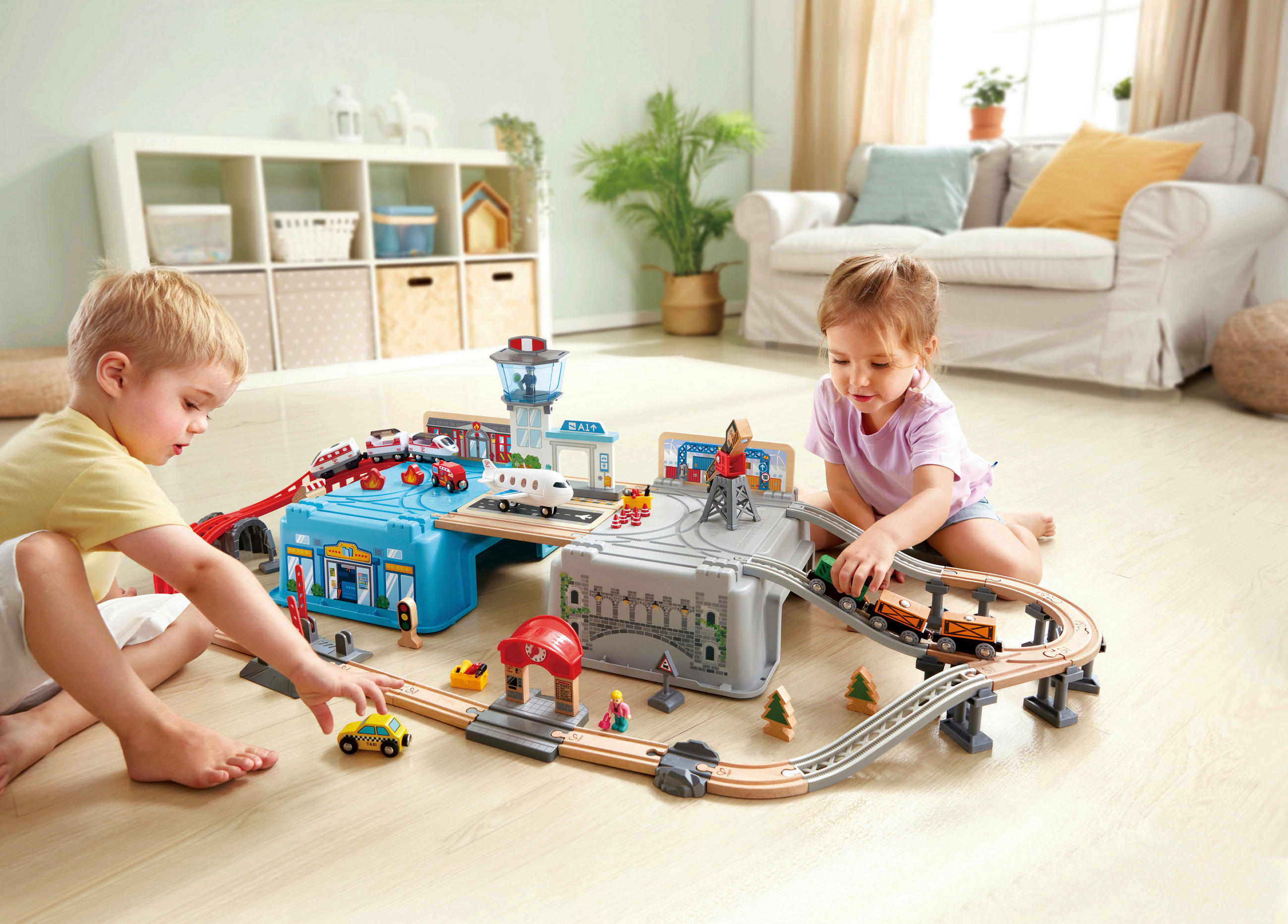 EISENBAHNZUBEHÖR - Multicolor, Basics, Holz/Kunststoff (0,90kg) - Hape