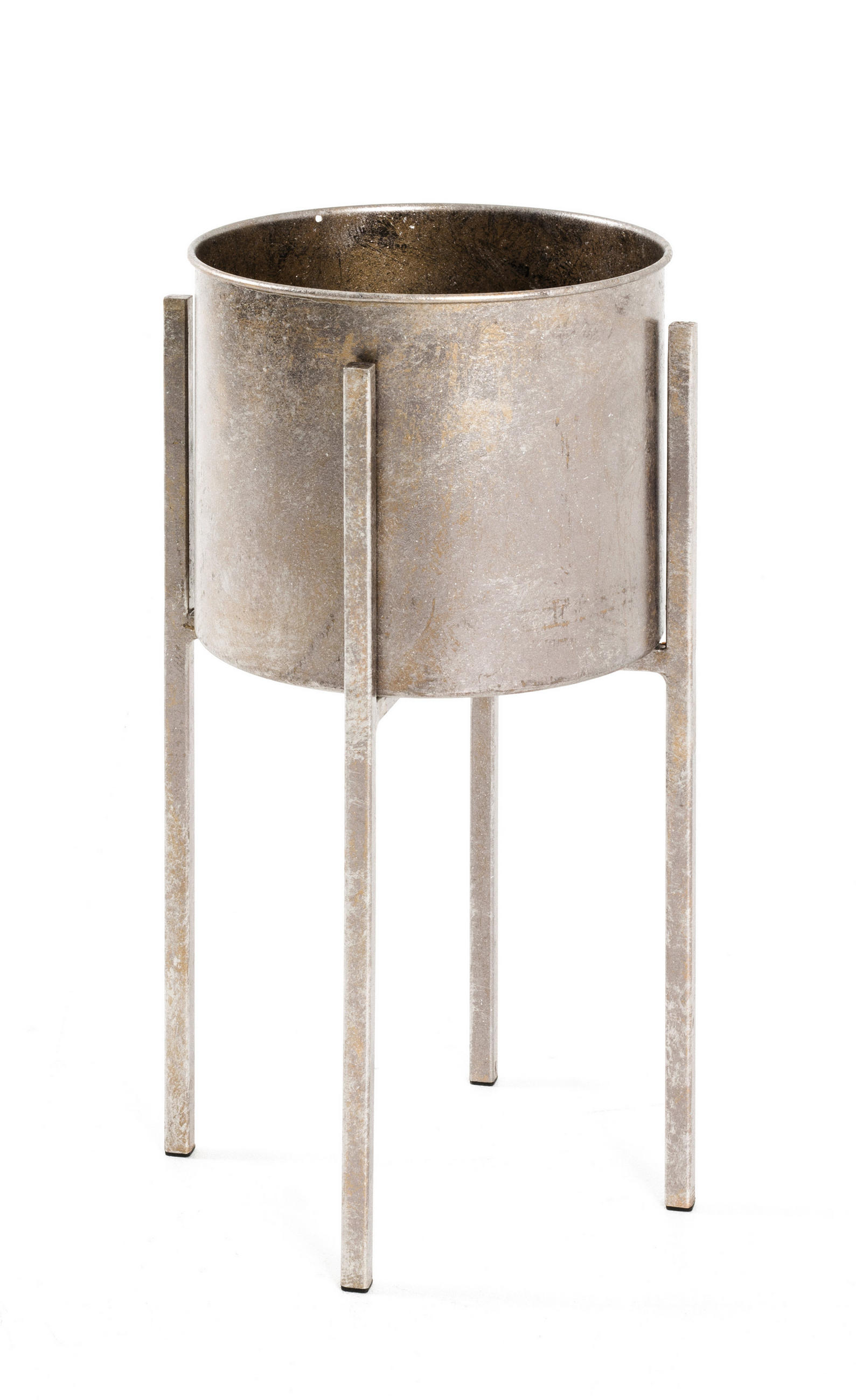STALAK ZA CVEĆE bronzana metal - bronzana, Lajfstajl, metal (27/27/51cm)