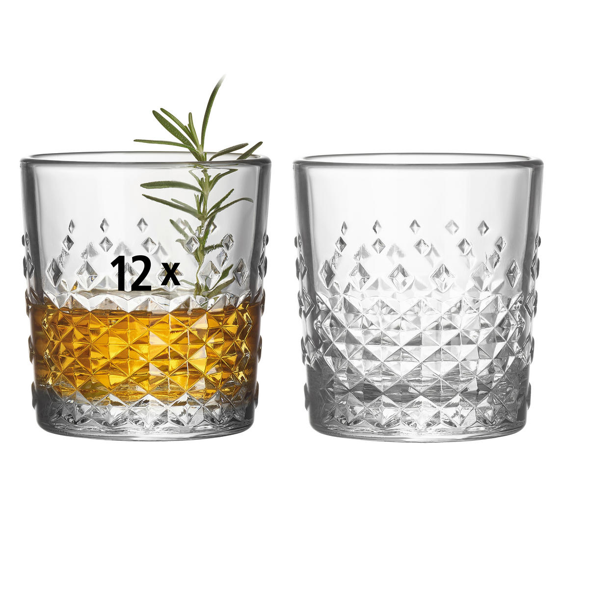 GLÄSERSET OCULAR  12-teilig  - Klar, Basics, Glas (8/9cm)