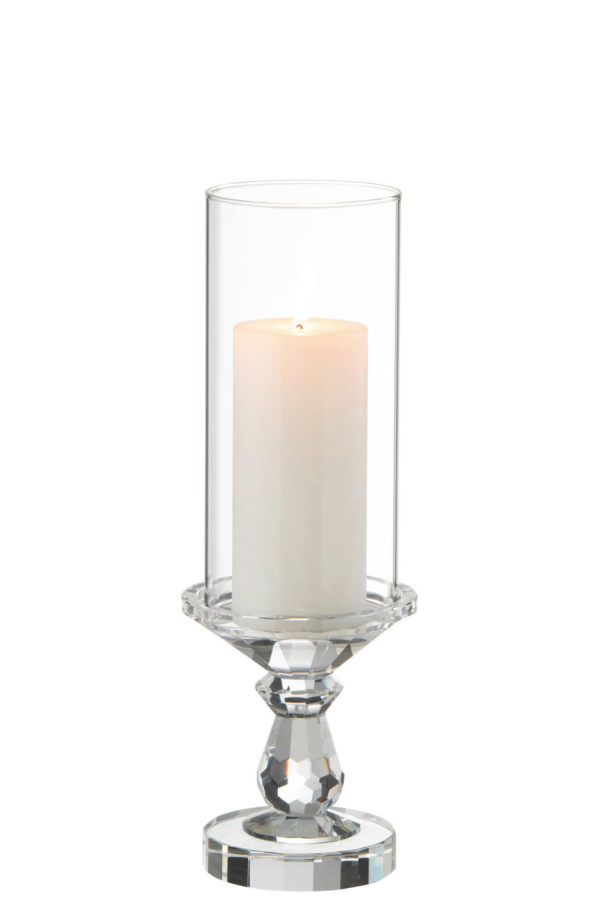 WINDLICHT - Transparent, Basics, Glas (12/12/35cm) - Ambia Home