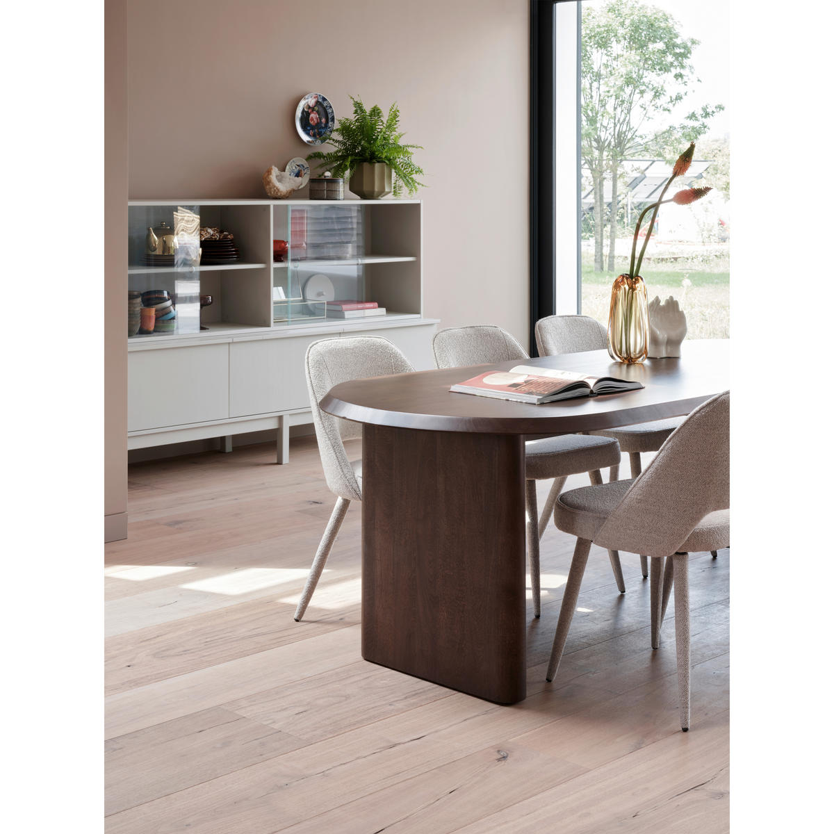 ESSTISCH in Holz 240/90/75 cm  - Walnussfarben, MODERN, Holz (240/90/75cm) - Livetastic