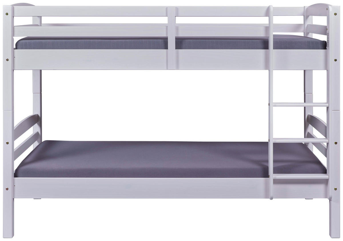 ETAGENBETT - Weiß, KONVENTIONELL, Holz (90/200cm) - Livetastic