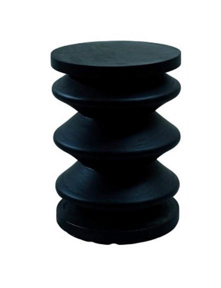 Ambia Home Beistelltisch Schwarz 30x45x30 cm