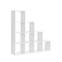 DĚLICÍ STĚNA, bílá, 129,5/129,5/29 cm - bílá, Basics, kompozitní dřevo (129,5/129,5/29cm) - Boxxx