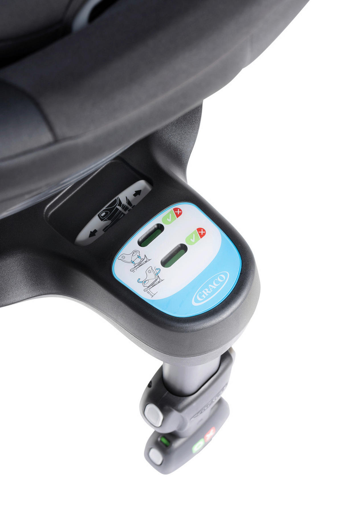ISOFIXSTATION SnugTurn i-Size R129  - Schwarz, Basics, Kunststoff (70/57-67/32cm) - Graco